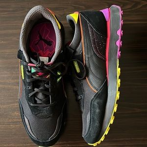 Puma black and Multi color men’s sneakers